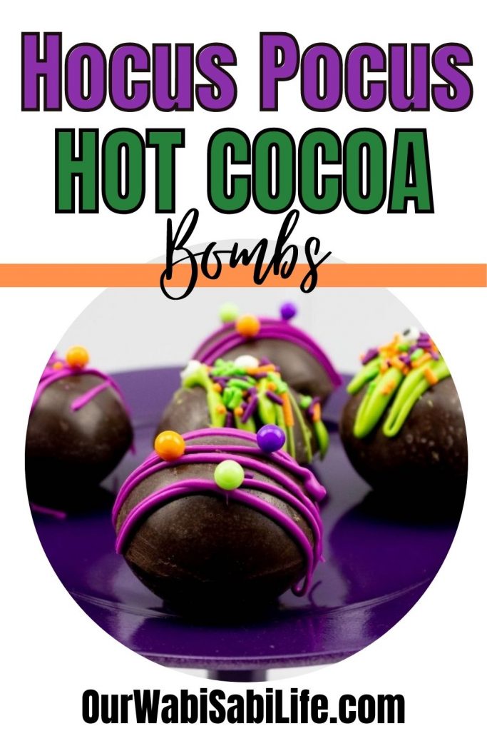hocus pocus hot cocoa bombs pinterest image
